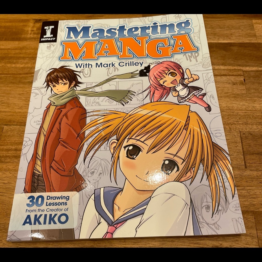 Mastering Manga drawing lessons book with Mark Crilley